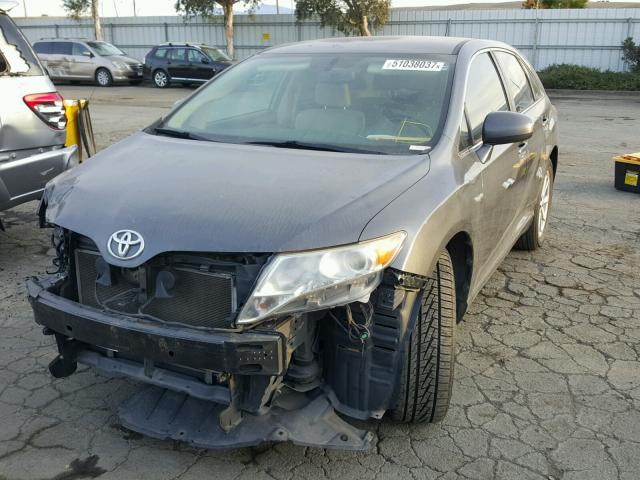 4T3ZE11A39U007152 - 2009 TOYOTA VENZA BASE GRAY photo 2