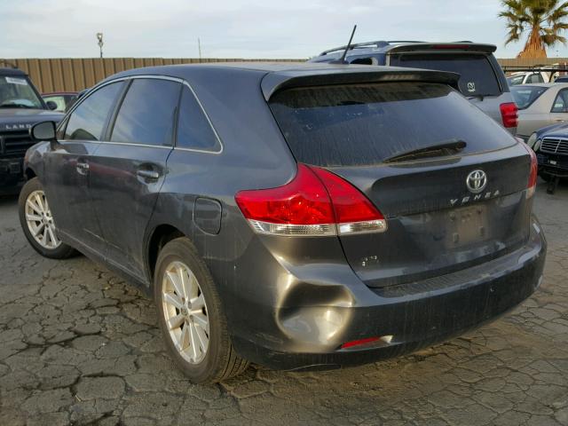 4T3ZE11A39U007152 - 2009 TOYOTA VENZA BASE GRAY photo 3