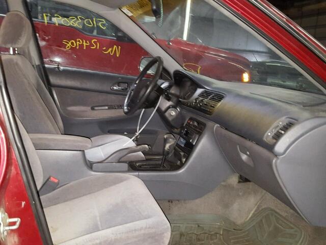 1HGCD5632SA064720 - 1995 HONDA ACCORD LX RED photo 5