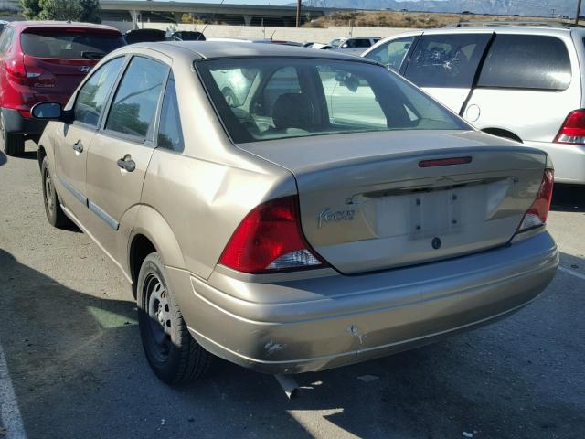 1FAFP33Z74W115124 - 2004 FORD FOCUS LX GOLD photo 3