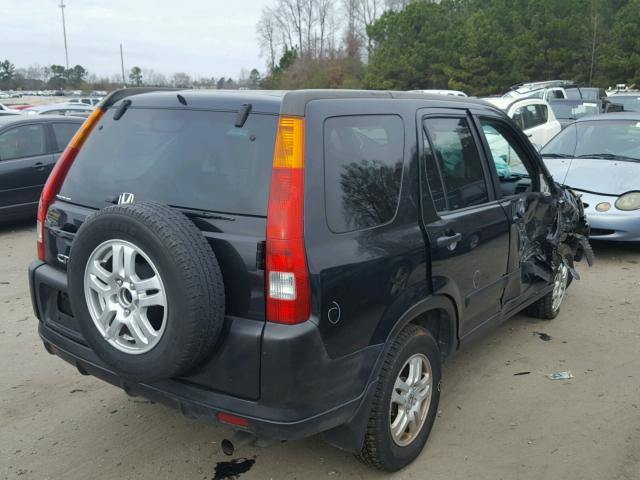 SHSRD77814U253277 - 2004 HONDA CR-V EX BLACK photo 4