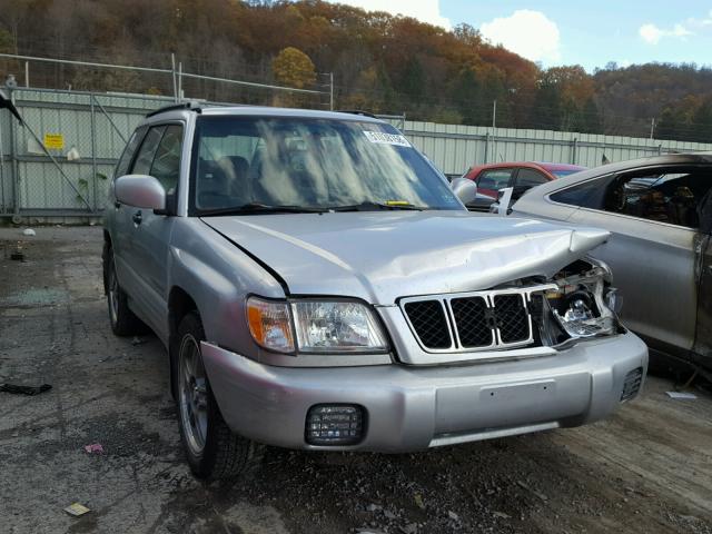 JF1SF656X2G710465 - 2002 SUBARU FORESTER S SILVER photo 1