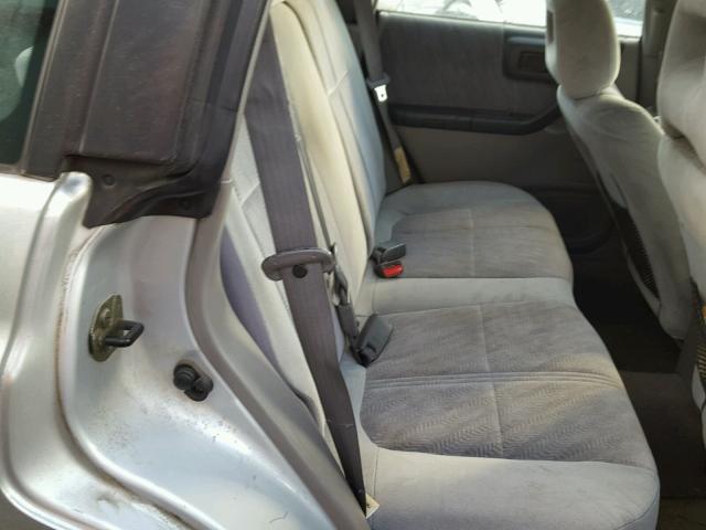 JF1SF656X2G710465 - 2002 SUBARU FORESTER S SILVER photo 6