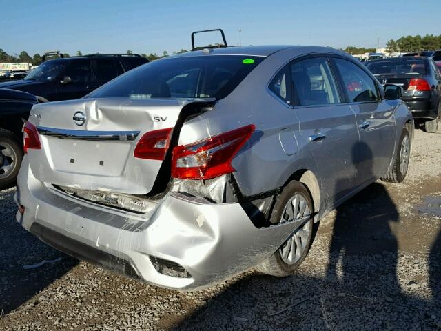 3N1AB7AP2HY325658 - 2017 NISSAN SENTRA S GRAY photo 4