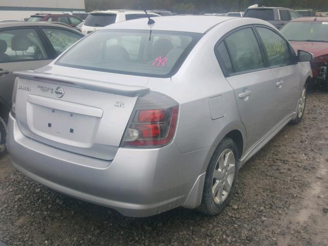 3N1AB6AP4AL703198 - 2010 NISSAN SENTRA 2.0 SILVER photo 4