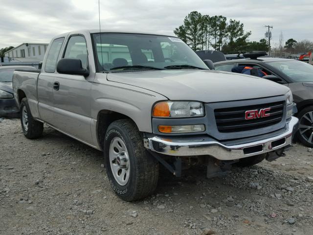 1GTEC19V86Z231220 - 2006 GMC NEW SIERRA TAN photo 1