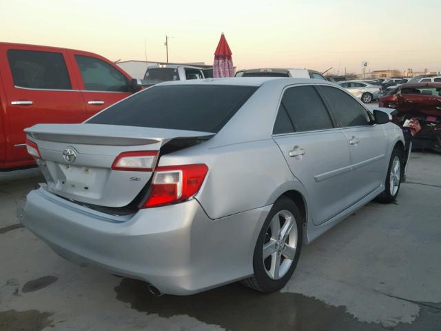 4T1BF1FK5EU396072 - 2014 TOYOTA CAMRY L SILVER photo 4