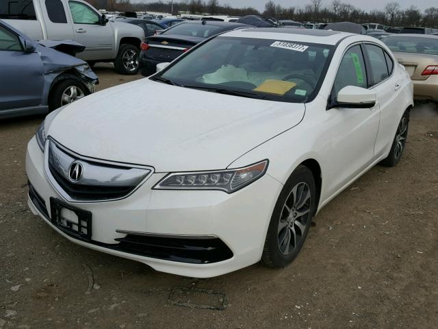 19UUB1F32FA025196 - 2015 ACURA TLX WHITE photo 2