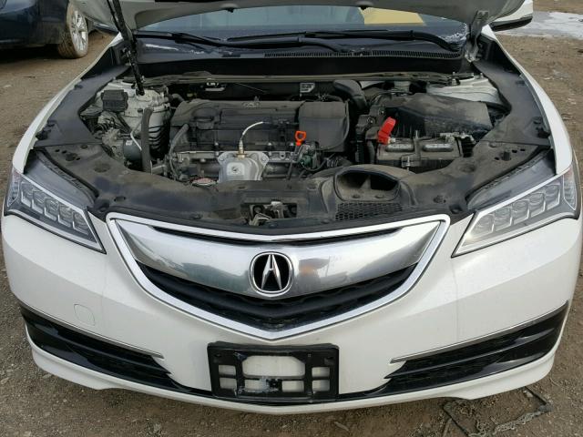 19UUB1F32FA025196 - 2015 ACURA TLX WHITE photo 7