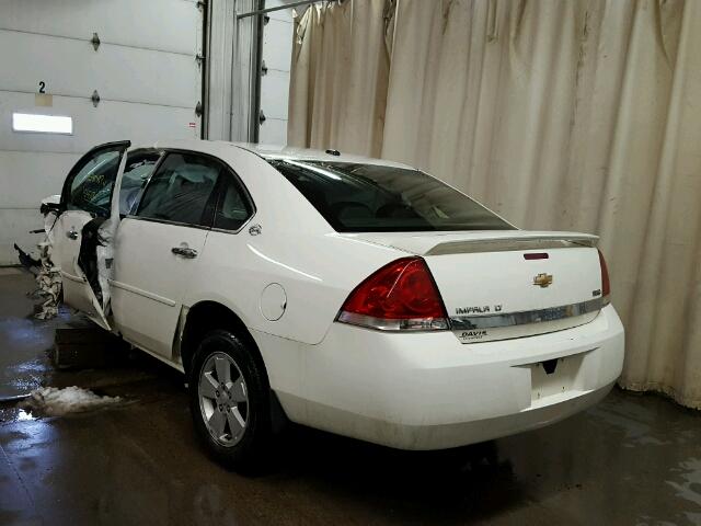 2G1WT58K279359041 - 2007 CHEVROLET IMPALA LT WHITE photo 3