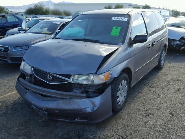 2HKRL1857YH606057 - 2000 HONDA ODYSSEY LX GRAY photo 2