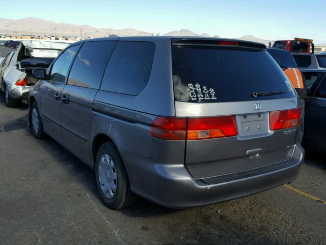 2HKRL1857YH606057 - 2000 HONDA ODYSSEY LX GRAY photo 3