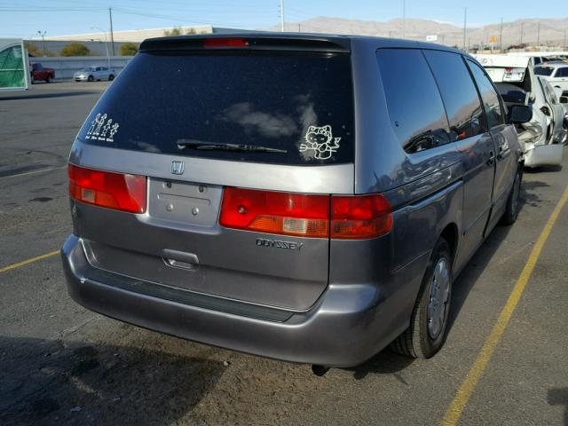 2HKRL1857YH606057 - 2000 HONDA ODYSSEY LX GRAY photo 4