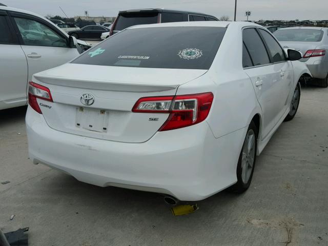 4T1BF1FKXEU312294 - 2014 TOYOTA CAMRY L WHITE photo 4