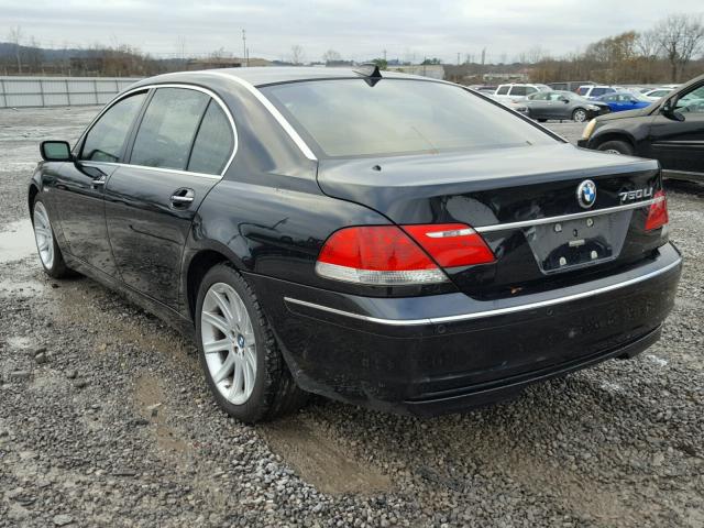 WBAHN83536DT62218 - 2006 BMW 750 LI BLACK photo 3