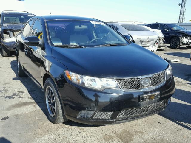 KNAFU4A27A5244168 - 2010 KIA FORTE EX BLACK photo 1