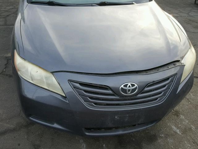 4T1BE46K98U737983 - 2008 TOYOTA CAMRY CE GRAY photo 7