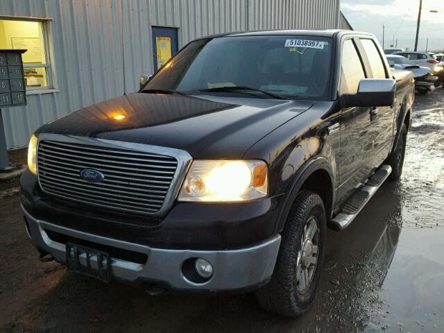 1FTPW14V77FB27702 - 2007 FORD F150 SUPER BLACK photo 2