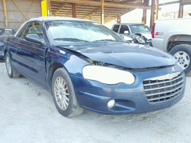 1C3EL55R66N259299 - 2006 CHRYSLER SEBRING TO BLUE photo 1