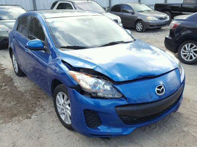 JM1BL1L71C1665258 - 2012 MAZDA 3 I BLUE photo 1