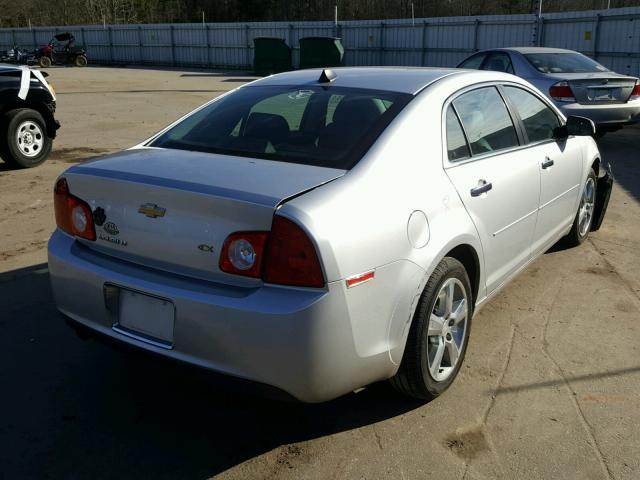 1G1ZD5E05CF368265 - 2012 CHEVROLET MALIBU 2LT SILVER photo 4