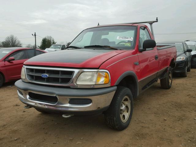 1FTDF1826VNA28729 - 1997 FORD F150 RED photo 2