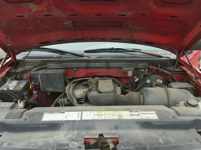 1FTDF1826VNA28729 - 1997 FORD F150 RED photo 7