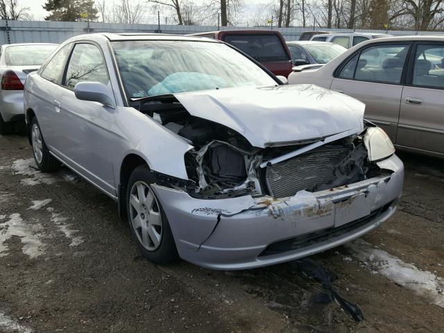 1HGEM22972L000923 - 2002 HONDA CIVIC EX SILVER photo 1