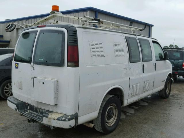 1GCHG35R211154860 - 2001 CHEVROLET EXPRESS G3 WHITE photo 4