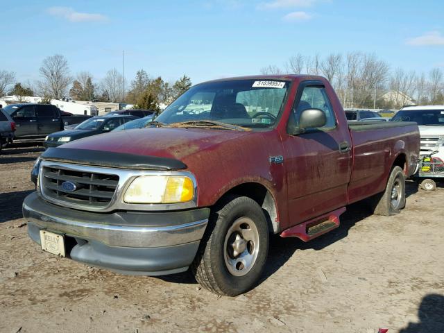 1FTZF17261NA14721 - 2001 FORD F150 RED photo 2