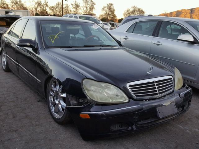 WDBNG75J82A245281 - 2002 MERCEDES-BENZ S 500 BLACK photo 1