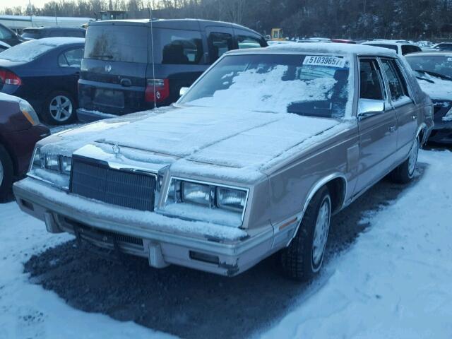 1C3BT56K5GC156800 - 1986 CHRYSLER NEW YORKER 棕色 照片 2