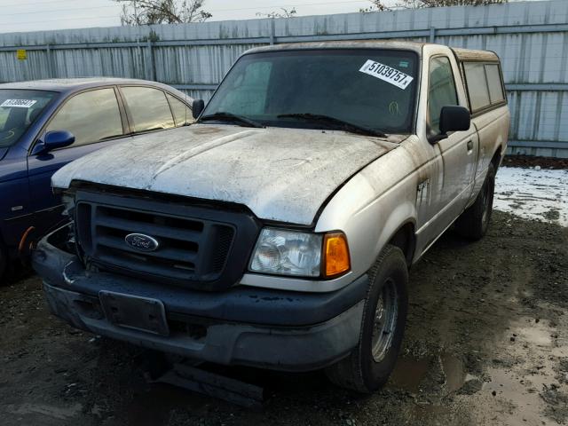 1FTYR10D74PB19145 - 2004 FORD RANGER GRAY photo 2