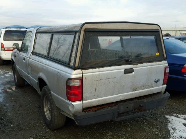 1FTYR10D74PB19145 - 2004 FORD RANGER GRAY photo 3