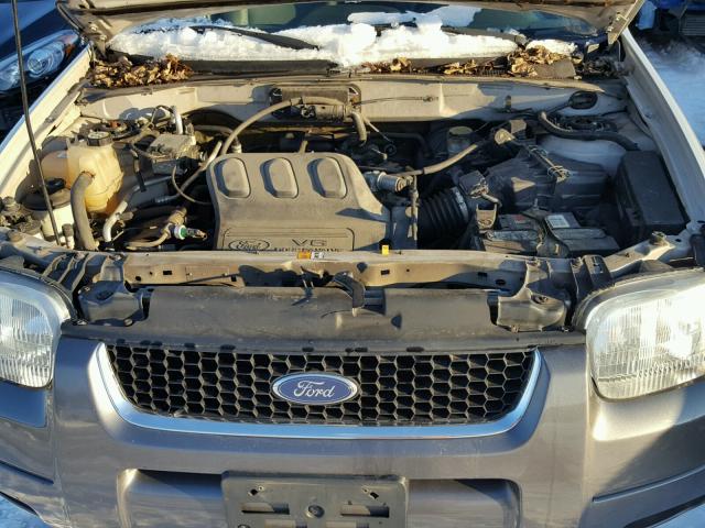 1FMCU93123KE19272 - 2003 FORD ESCAPE XLT SILVER photo 7