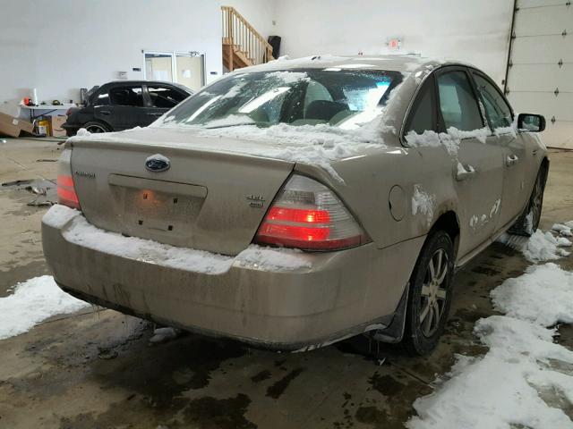 1FAHP27W19G103023 - 2009 FORD TAURUS SEL GRAY photo 4