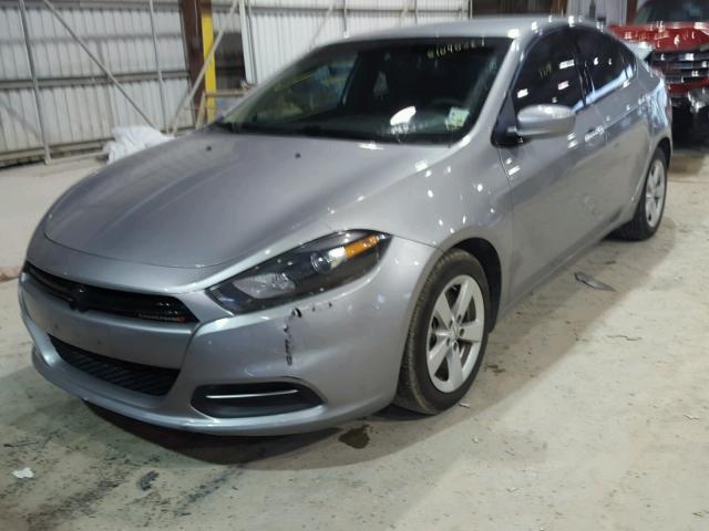 1C3CDFBB3FD172578 - 2015 DODGE DART SXT SILVER photo 2