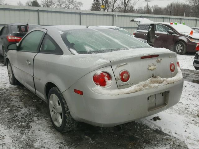 1G1AL15F277413689 - 2007 CHEVROLET COBALT LT SILVER photo 3