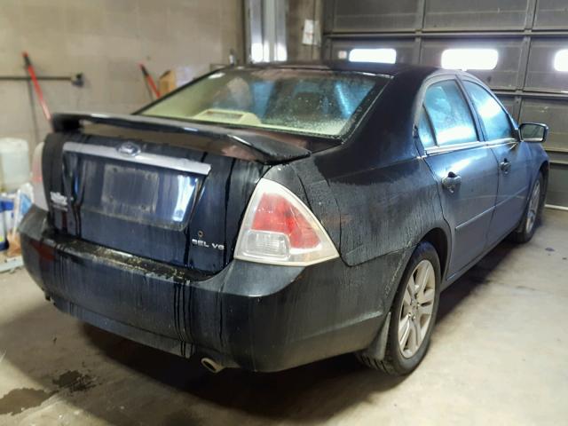 3FAHP08147R125188 - 2007 FORD FUSION SEL BLACK photo 4