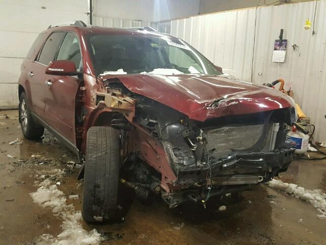 1GKKVRKD0GJ117990 - 2016 GMC ACADIA SLT მუქწითელი ფოტო 1