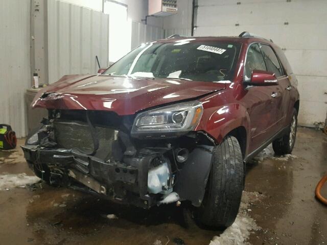 1GKKVRKD0GJ117990 - 2016 GMC ACADIA SLT მუქწითელი ფოტო 2