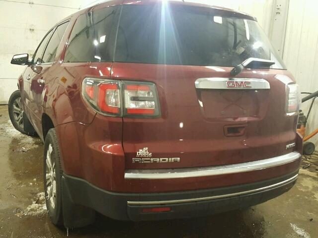 1GKKVRKD0GJ117990 - 2016 GMC ACADIA SLT მუქწითელი ფოტო 3
