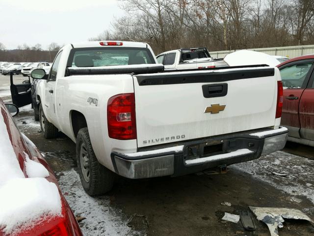 1GCPKPEX0AZ211414 - 2010 CHEVROLET SILVERADO WHITE photo 3