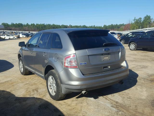 2FMDK36C18BA37515 - 2008 FORD EDGE SE GRAY photo 3