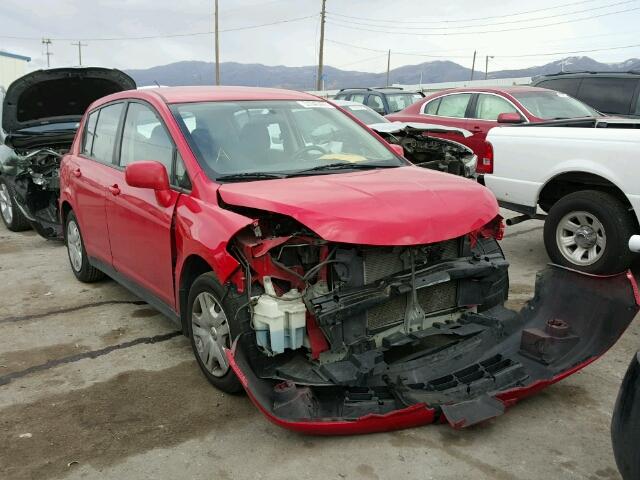 3N1BC1CP5AL365134 - 2010 NISSAN VERSA S RED photo 1