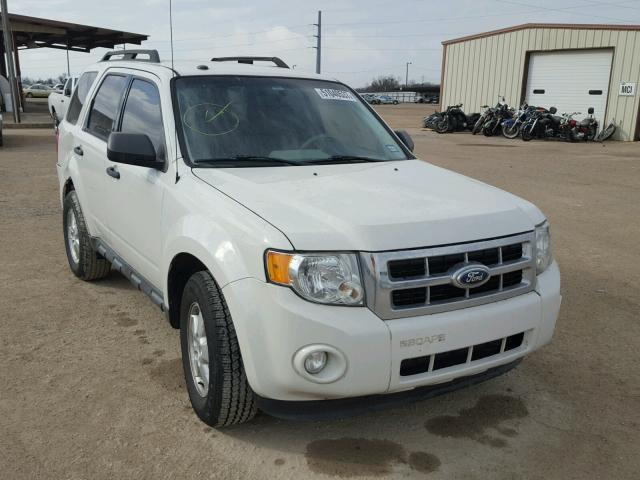 1FMCU0D79CKB41713 - 2012 FORD ESCAPE XLT WHITE photo 1