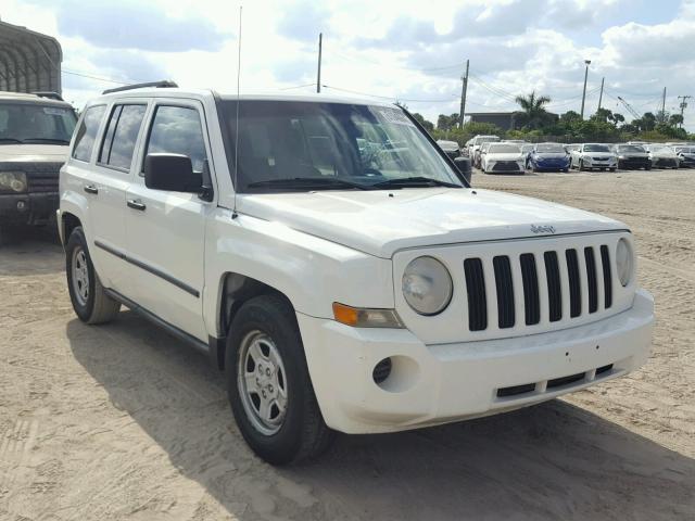 1J8FF28W77D345065 - 2007 JEEP PATRIOT SP WHITE photo 1