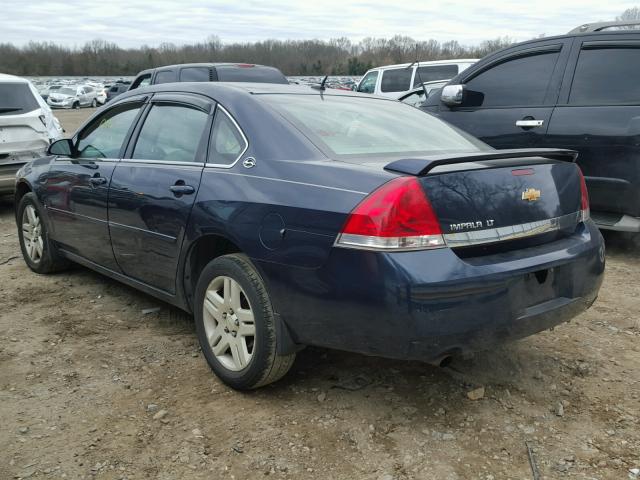 2G1WC58R379255543 - 2007 CHEVROLET IMPALA LT BLUE photo 3