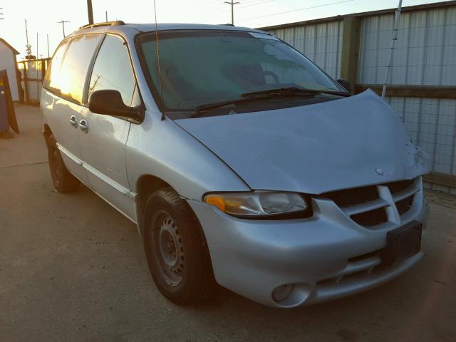 2B4GP45G2YR740817 - 2000 DODGE CARAVAN SE SILVER photo 1