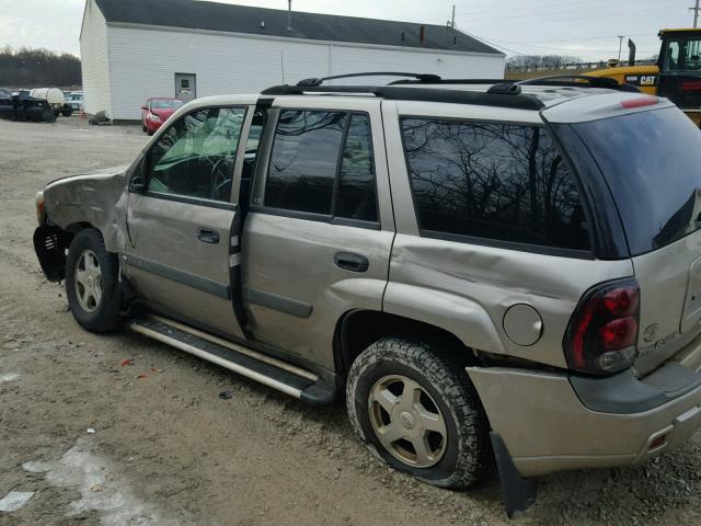 1GNDT13S232355649 - 2003 CHEVROLET TRAILBLAZE GRAY photo 9